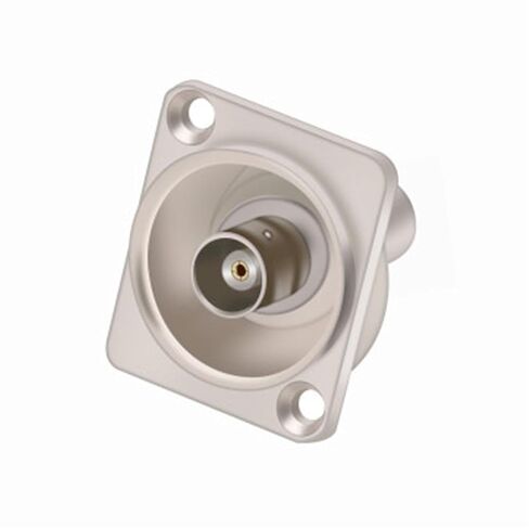 10Pcs/lot D Type Dual BNC Panel Mount Female to Female Socket DC-RUD Panel Welding-Free BNC Coupler Chassis Connector Adapter(75 ohm-Black) in Saudi Arabia