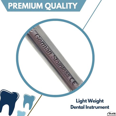 Dental Scaler Anterior Posterior New Periodontics Instrument 6 Pcs Set Includes Sickle H6/H7, Towner Jaquette U15/30, Scaler U30/33, Heidbrink H2/3 Made of Stainless Steel Double Ended Picks in Saudi Arabia