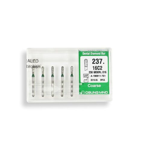 237.16C2، كمثرى، قطر 1.6 مم، ثقوب ماسية خشنة، 5 في كل عبوة in Saudi Arabia
