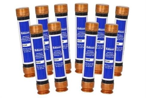 (صندوق من 10) بديل متوافق لـ Littlefuse FLSR-50 - Edison Time Delay Fuse - 50 Amp 600V - RK5 Dual Element in Saudi Arabia