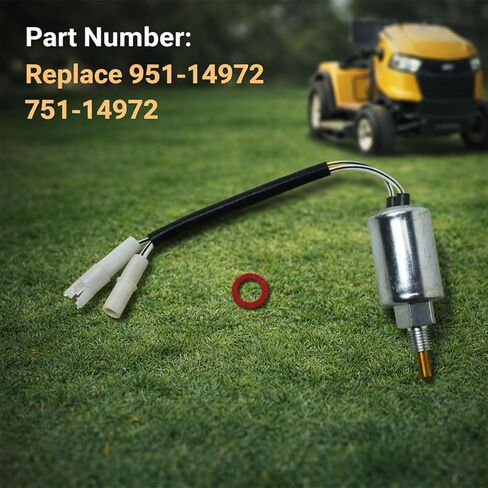 صمام الملف اللولبي المكربن ​​متوافق مع جرار Cub Cadet XT1-LT42 XT1-LT46 لجرار Troy-Bilt TB30R TB30، استبدال 951-14972 751-14972 in Kuwait