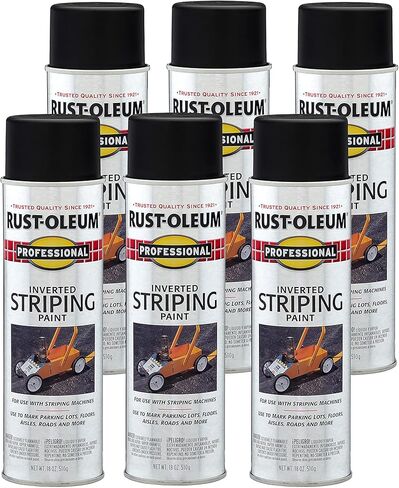 Inverted Striping Paint, Black, 18 oz. in Saudi Arabia