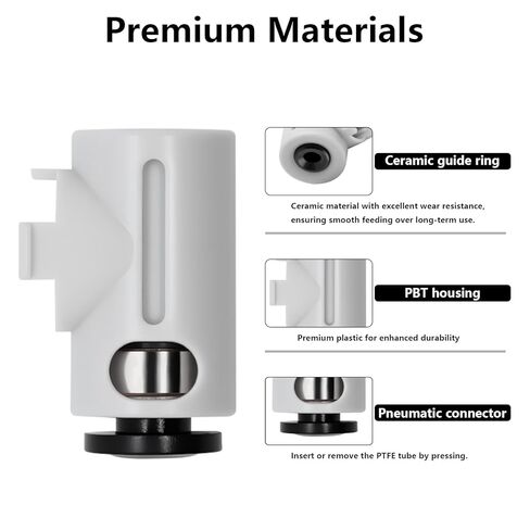 2PCS PTFE Connector for A1 mini, 3D Printer Filament Feed in PTFE Connector for Bambu Lab A1 Mini in Saudi Arabia