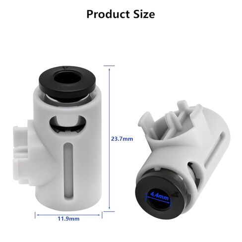2PCS PTFE Connector for A1 mini, 3D Printer Filament Feed in PTFE Connector for Bambu Lab A1 Mini in Saudi Arabia