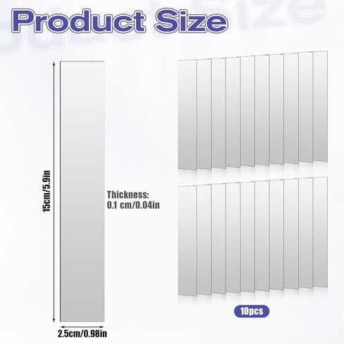 20 Pcs Pure Zinc Anode Sheet, 99.996% High Purity Copper Zinc Electrode Strip 0.04 x 1 x 6 Inch Bendable Anode Plate for Plating, Lab Research, Scientific Class Experiments in Kuwait