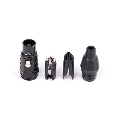 X L R 3 Pin Male Female Snake Plug Audio Microphone Cable Connector Adapters Black 10Pcs(10xD1034F) in Saudi Arabia