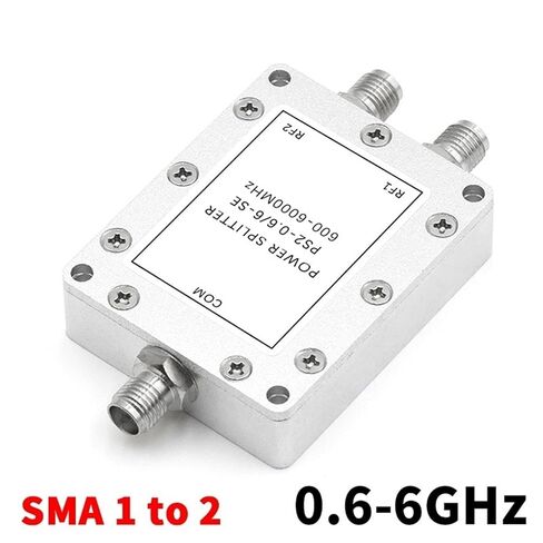 SMA One Point Two 0.6-6G Microstrip Power Splitter 2.4-5.8G/ 6 Power Splitter Combiner 1Pcs in Saudi Arabia