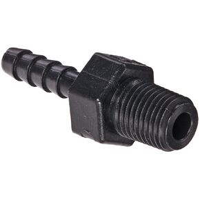 بانجو HB025 تركيب خرطوم البولي بروبيلين، محول، 1/4 بوصة NPT ذكر × 1/4 بوصة شائكة in Kuwait