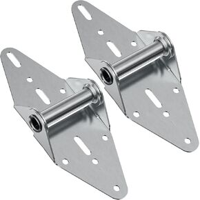 Luxbaro Garage Door Hardware Kit for 16'x8' and 18'x8' Height Double Garage Doors, Garage Door Hinges and Rollers, Top Bracket, Wire Rope in Saudi Arabia
