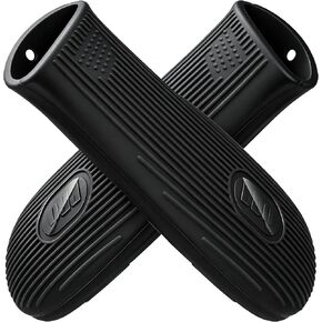 Cbiumpro 2-Pack غطاء مقبض من الحديد الزهر، سيليكون مقاوم للحرارة من الحديد الزهر الساخن مقلاة مقبض يغطي حامل الأكمام in Kuwait
