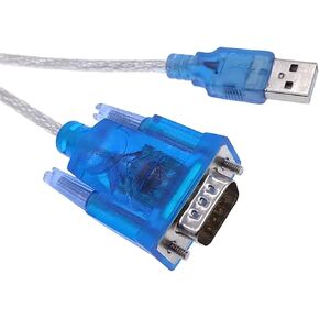 CH340 USB إلى RS232 المنفذ التسلسلي 9 دبوس DB9 كابل COM محول محول دعم 1 قطعة in Kuwait