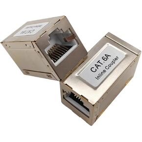 2 قطعة RJ45 مقرنة إيثرنت موسع محمية نوع أنثى للموصل in Kuwait