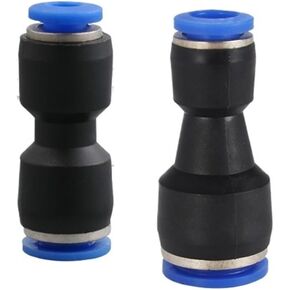 Blue Pneumatic Trachea Straight Through Quick Plugs PU4/6/8/12/14/16mm Hose Connector 1Pcs(PG14-12(蓝色)) in Saudi Arabia