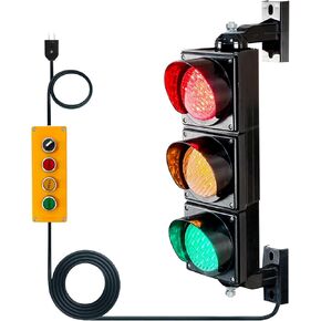 100mm(4inch) AC85-265V Traffic/Stop/Go Light Kit Lamp,PC Housing Waterproof IP65 (103 Button Controller) in Saudi Arabia