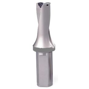 5/8 "قطر (.625) مثقاب إدراج قابل للفهرسة 3xD 1.875 عمق الحفر 1 بوصة Weldon Shank 5.0 OAL مع سائل التبريد من خلال وإدراج 20 درجة AP301U in Kuwait