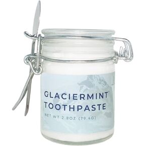 GlacierMint Toothpaste - All Natural, Plastic Free, Paraben Free, Sulfate Free, Non-Toxic Toothpaste in Saudi Arabia