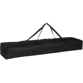 Klmnop 51" Microphone Stand Bag for Speaker & Light Stands, Heavy Duty 800D Oxford Carry Case with Double Zipper, Padded Handle, Holds (6) Mic Stands(Black) in Kuwait