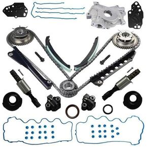 3.5 Timing Chain Kit w/Oil Pump Water Pump For Ford F150 Edge Explorer Taurus Mustang Flex Police Interceptor Utility Sedan For Lincoln MKT Navigator 3.5L 3.7L V6 2011-2019 BL3Z-6268-A 90738S M390HV in Kuwait