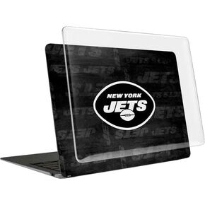 حافظة Skinit + غلاف متوافق مع جهاز MacBook Air 13in (2020) - تصميم أسود وأبيض مرخص رسميًا من NFL New York Jets in Saudi Arabia