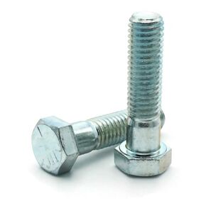 Hex Cap Screws Grade 5 Zinc - 3/8"-16 x 2 PT - Qty-100 in Kuwait