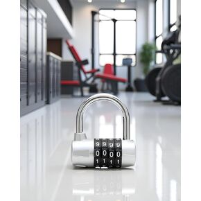 4-Digit Weatherproof Lock- Bike Padlock, Gate, Mountain Bike, Locker LCC119-01 in Kuwait