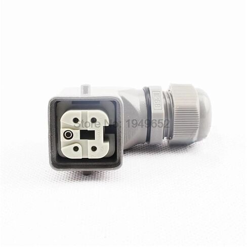 موصلات شديدة التحمل HDC-HA-004-1 F/M 4 + 1pin 5pin 10A موصل صناعي مستطيل 1 قطعة in Saudi Arabia