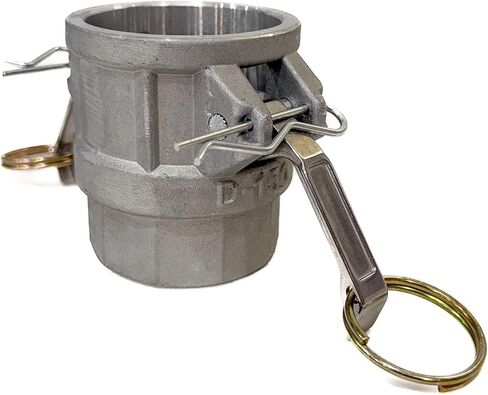 1.5 بوصة من الألومنيوم Camlock خرطوم اقتران من النوع D، 1-1/2 بوصة NPT أنثى مقرنة لمحول ذكر 1-1/2 بوصة | تركيب أخدود سريع التوصيل عالي التحمل | سبائك الألومنيوم من الدرجة الصناعية in Saudi Arabia