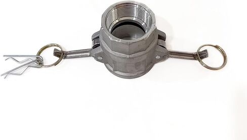 1.5 بوصة من الألومنيوم Camlock خرطوم اقتران من النوع D، 1-1/2 بوصة NPT أنثى مقرنة لمحول ذكر 1-1/2 بوصة | تركيب أخدود سريع التوصيل عالي التحمل | سبائك الألومنيوم من الدرجة الصناعية in Saudi Arabia