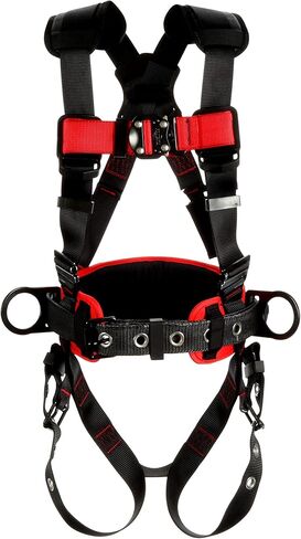 3M Protecta Medium - Large Vest-Style Full Body Harness With Auto-Resetting Lanyard Keeper And Impact Indicator in Saudi Arabia