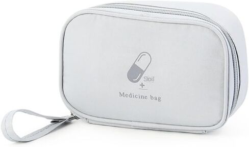 Household Pink/blue/Grey Large Capacity First Aid Kit Medical Emergency Kits Storage Bag Medicine Bag(gray) in Saudi Arabia