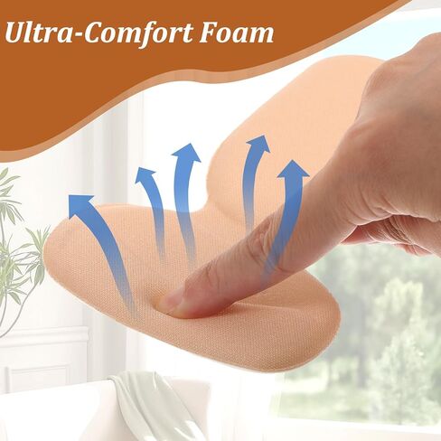 8 PCS Heel Cushion Pads, Shoe Gummies for Heels, High Heels Protectors Caps for High ShoeHeel Protectors, HeelCovers for Heel Shoes, HeelGrips for Women's Shoes in Saudi Arabia