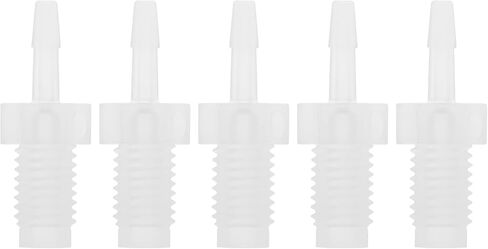 خرطوم بلاستيكي بارب المناسب 1/16 "OD 1/16" NPT ذكر الموضوع مستقيم مفاصل توصيل الانابيب واضح 5 قطعة in Saudi Arabia