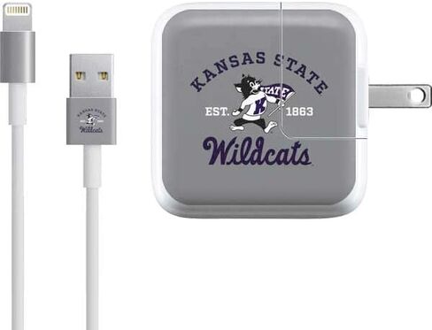 Skinit Decal Other Skin Compatible with iPad Charger (10W USB) - Officially Licensed College Kansas State Wildcats Est 1863 Design in Saudi Arabia