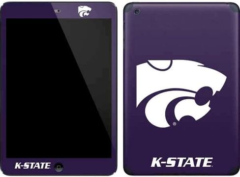 غلاف جهاز لوحي من Skinit متوافق مع iPad Mini (الجيل الأول والثاني) - تصميم College K-State مرخص رسميًا in Saudi Arabia