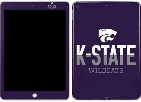غلاف جهاز لوحي من Skinit متوافق مع iPad 9.7in (2018) - تصميم متدرج مرخص رسميًا من College K-State Wildcats in Saudi Arabia