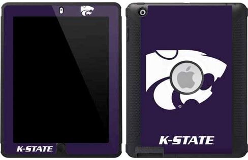 ملصق Skinit متوافق مع OtterBox Defender iPad 2/3/4th Gen - تصميم College K-State مرخص رسميًا in Saudi Arabia