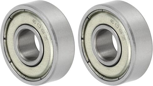 ACROPIX 608ZZ Deep Groove Ball Bearings P5 8x22x7mm Lubricated Bearings Double Metal Seal Silver Tone Scooter Skateboard Wheel - Pack of 2 in Saudi Arabia