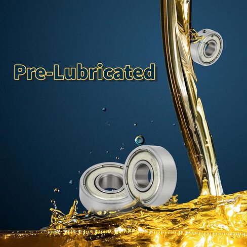 ACROPIX 608ZZ Deep Groove Ball Bearings P5 8x22x7mm Lubricated Bearings Double Metal Seal Silver Tone Scooter Skateboard Wheel - Pack of 2 in Saudi Arabia