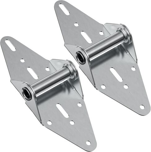 Luxbaro Garage Door Hardware Kit for 16'x8' and 18'x8' Height Double Garage Doors, Garage Door Hinges and Rollers, Top Bracket, Wire Rope in Saudi Arabia