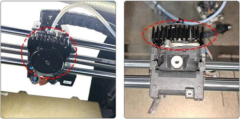 Extruder Cooling Aluminum Extruder Motor Heat Sink for K1max K1C Moons Nema14 36MM Diameter Round Stepper Motor Heatink in Saudi Arabia