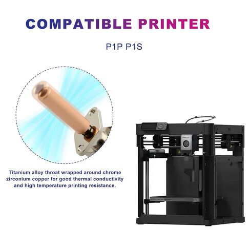 P1P P1S Hotend Bambu خرطوشة سخان السيراميك الثرمستور للطابعة P1S P1P ثلاثية الأبعاد in Kuwait