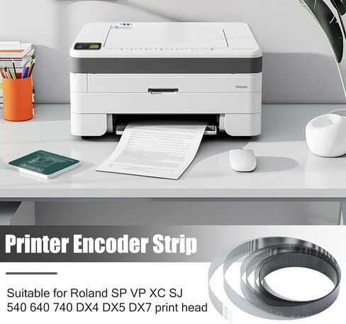 Printer Encoder Strip, 180LPI Linear Encoder Scale Strip PET Film Replacement Printer Coding Strip Raster Parts Fit for Roland SP VP XC SJ 540 640 740 DX4 DX7 Print Head in Saudi Arabia