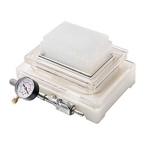JG Finneran 228020 Robotic Compatible Universal Vacuum Manifold, Acrylic, c/w Gauge in Saudi Arabia