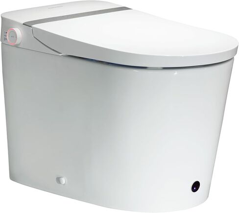 CASTA DIVA Smart Toilet with Bidet Built In, Heated Toilet Seat with Auto Open/Close Lid, Foam Shield,ADA Comfort Bidet Toilet,Foot Sensor, Elongated One Piece Toilet for Bathrooms(K050Max) in Saudi Arabia
