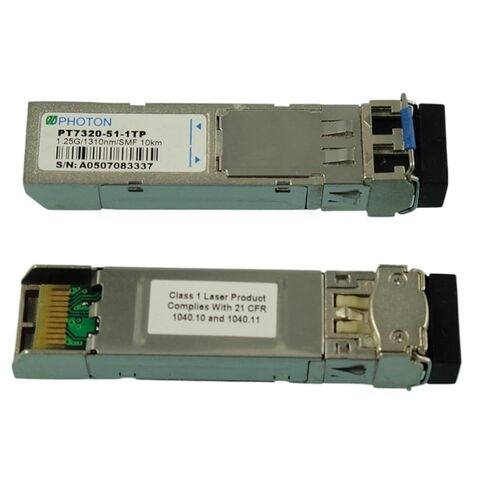PT7320-51-1TP جيجابت أحادي الوضع 1.25G 1310nm 10km وحدة ألياف SFP مزدوجة الألياف in Kuwait