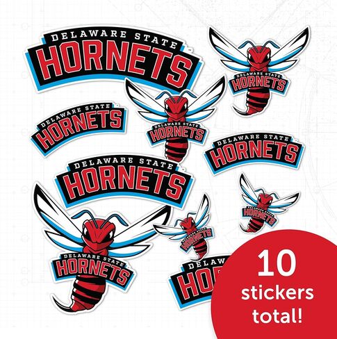 Desert Cactus Delaware State University Sticker DSU Hornets Vinyl Decals Laptop Water Bottle Car Scrapbook Sheet T1 (Type 1-2) in Saudi Arabia