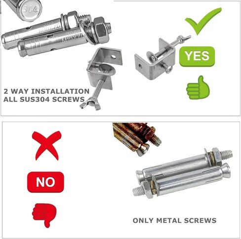 4 Pack Cylinder Wall Mounted Bracket,Heavy Duty Gas Cylinder Holder with Stainless Steel C Clamp,Propane Tank Holder with SUS 304 Screws & 59 Inch Straps in Saudi Arabia