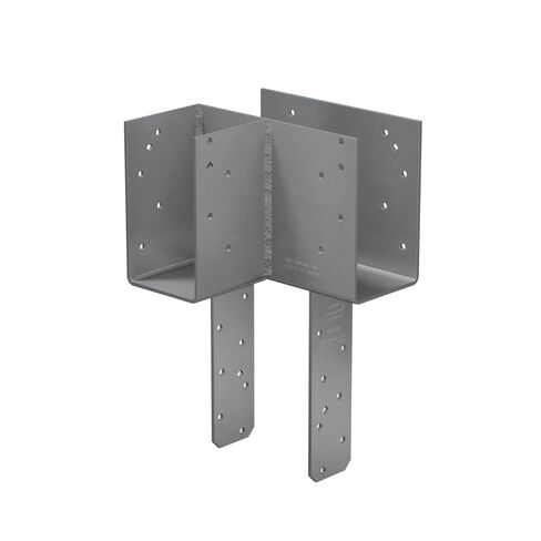 Simpson Strong-Tie ECCLLQ464SDS - غطاء عمود نهاية على شكل حرف L ECCLLQ لعوارض 4X و6X عمود مع براغي SDS، دعامة إطار يسار منحرفة للدعم الهيكلي في مشاريع تحسين المنزل in Saudi Arabia