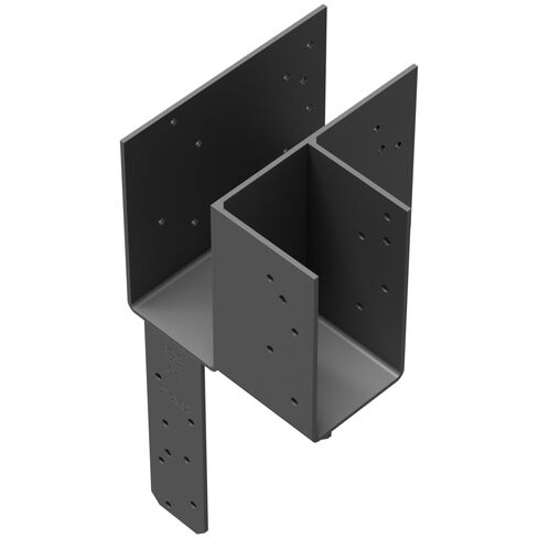 Simpson Strong-Tie ECCLLQ464SDS - غطاء عمود نهاية على شكل حرف L ECCLLQ لعوارض 4X و6X عمود مع براغي SDS، دعامة إطار يسار منحرفة للدعم الهيكلي في مشاريع تحسين المنزل in Saudi Arabia