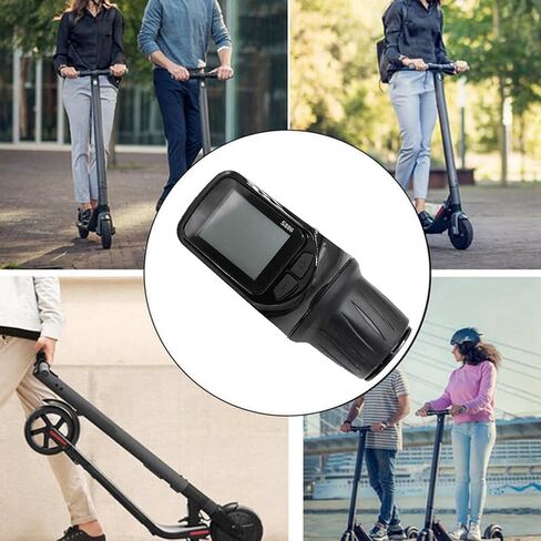 1 Piece 24V 36V 48V 60V S886 Ebike LCD Display Panel Adjust + Twist Throttle Fit for Electric Scooter Bicycle (SM Plug 6PIN) in Saudi Arabia